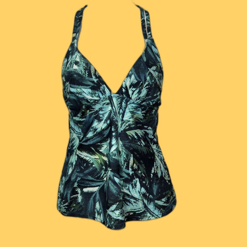 Athleta Women Napali Cross Strap Tankini Size Small Activewear Sport